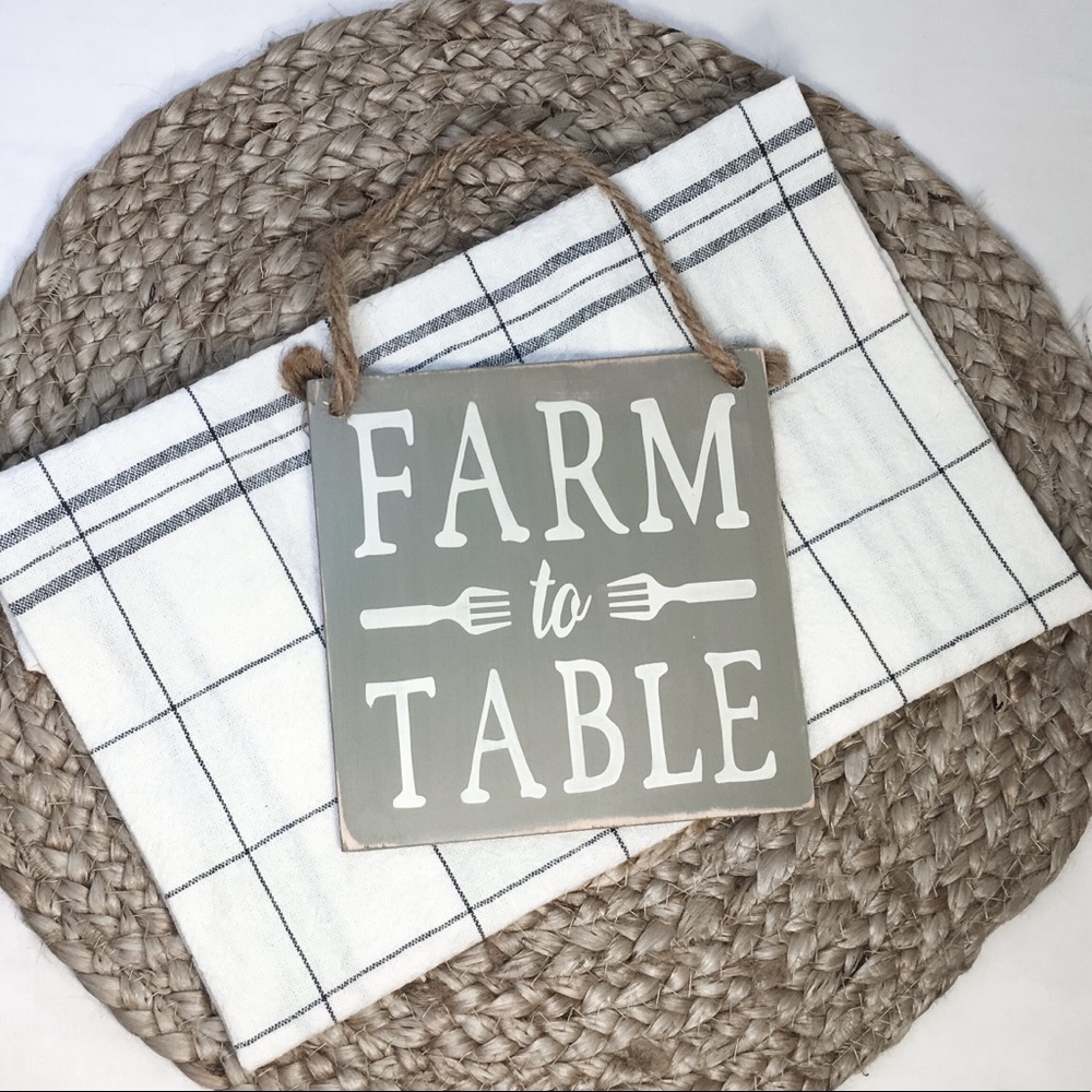 ๐2/$18!๐ Farm To Table- Handcrafted Sign - Picture 4 of 5